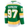 Minnesota Wild Fanatics Premium Kirill Kaprizov 2024-25 Alternate Grün Trikot - Herren